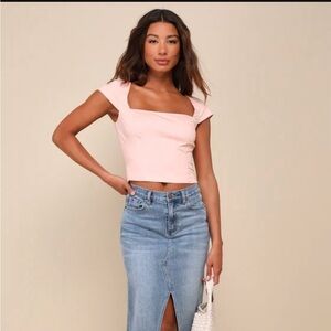 Brand new Lulu’s Pink Top Size S